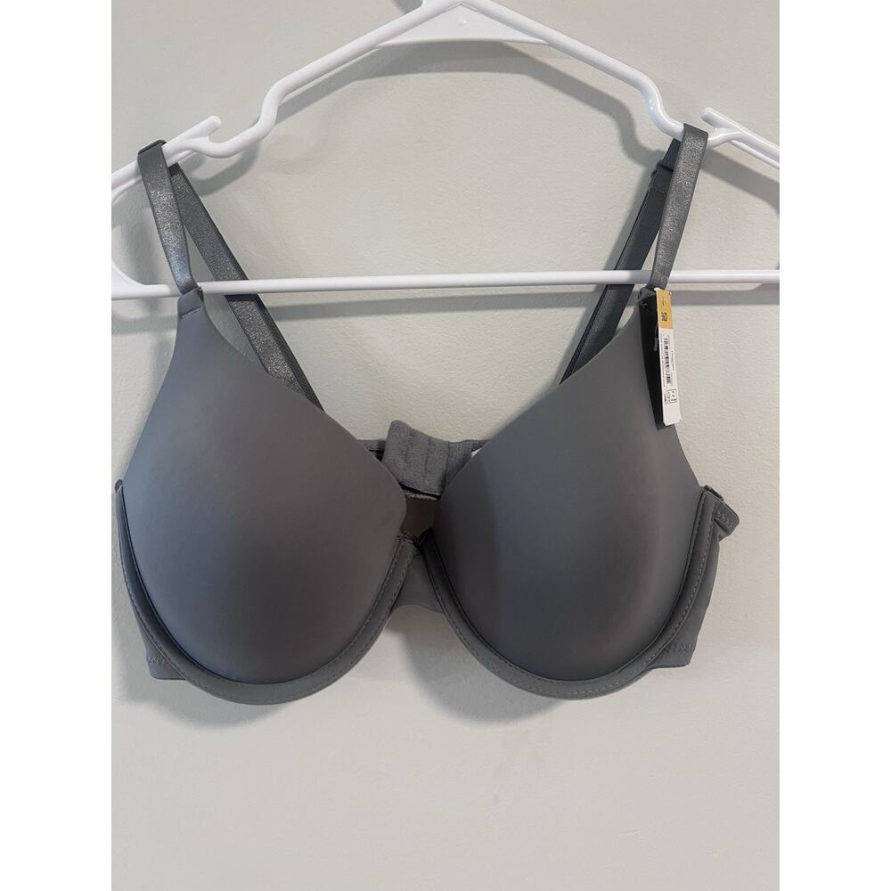 NWT Gray T Shirt Bra 36D Smooth Everyday Comfort No Boundaries